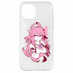 Чехол для iPhone 12 Pro Max Yae Miko portrait - PrintSalon