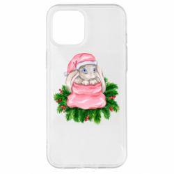 Чехол для iPhone 12 Pro Max Заяц Новогодний - PrintSalon