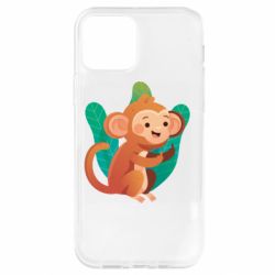 Чехол для iPhone 12 Pro Monkey. Fuck You - PrintSalon