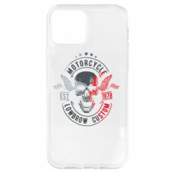 Чехол для iPhone 12 Pro Moto skull - PrintSalon