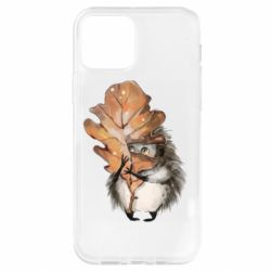 Чехол для iPhone 12 Pro Осенний ежик - PrintSalon