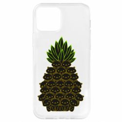 Чехол для iPhone 12 Pro Pineapple cat - PrintSalon