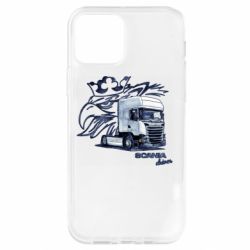 Чехол для iPhone 12 Pro Scania watercolor art - PrintSalon