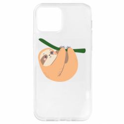 Чехол для iPhone 12 Pro Sloth on a branch - PrintSalon