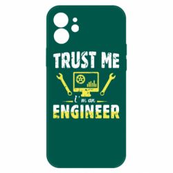 Чехол для iPhone 12 Pro Trust me im an engineer - PrintSalon