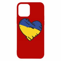 Чехол для iPhone 12 Pro Украина сердце с царапинами - PrintSalon