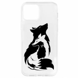 Чехол для iPhone 12 Pro Wolf And Fox - PrintSalon