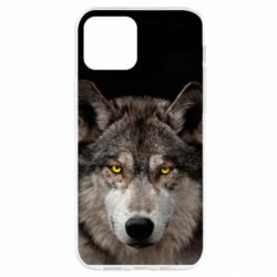 Чохол для iPhone 12 Pro Wolf with yellow eyes - PrintSalon