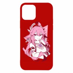Чехол для iPhone 12 Pro Yae Miko portrait - PrintSalon