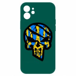 Чохол для iPhone 12 Punisher Coat of arms of Ukraine - PrintSalon