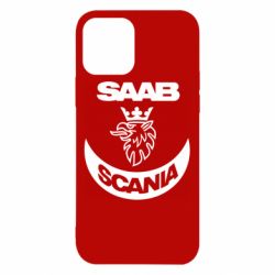 Чехол для iPhone 12 Scania SAAB logo - PrintSalon