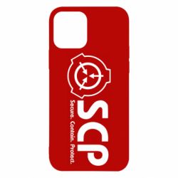 Чохол для iPhone 12 SCP logo text - PrintSalon
