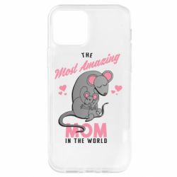 Чехол для iPhone 12 The Most amazing mom in the world - PrintSalon