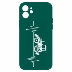 Чехол для iPhone 12 Трактор импульс - PrintSalon