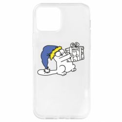 Чехол для iPhone 12 Украинский кот саймона с подарком - PrintSalon