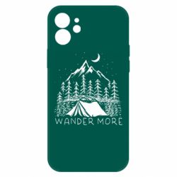 Чехол для iPhone 12 Wander more - PrintSalon