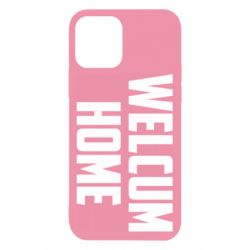 Чехол для iPhone 12 Welcum Home - PrintSalon