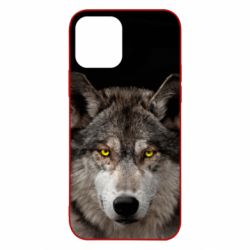 Чохол для iPhone 12 Wolf with yellow eyes - PrintSalon