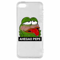 Чехол для iPhone5/5S/SE Аhegao PePe - PrintSalon