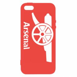 Чехол для iPhone5/5S/SE Arsenal simple logo - PrintSalon