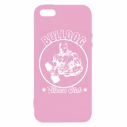 Чехол для iPhone5/5S/SE Bulldog Fitness Club - PrintSalon