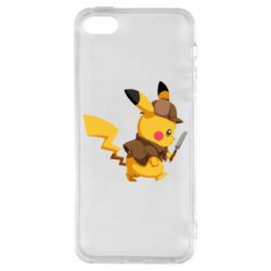 Чехол для iPhone5/5S/SE Cute Detective Pikachu - PrintSalon