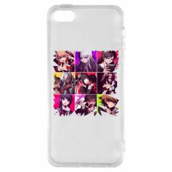 Чохол для iphone 5/5S/SE Danganronpa characters - PrintSalon