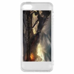 Чохол для iphone 5/5S/SE Дракон арт - PrintSalon