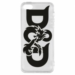 Чехол для iPhone5/5S/SE Dungeons s Dragons logo - PrintSalon