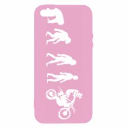 Чехол для iPhone5/5S/SE Эволюция мотоциклиста - PrintSalon