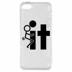 Чехол для iPhone5/5S/SE F*ck with IT - PrintSalon