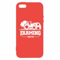 Чехол для iPhone5/5S/SE Farming Tractor - PrintSalon