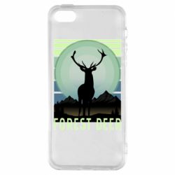 Чехол для iPhone5/5S/SE Forest deer - PrintSalon