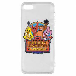 Чехол для iPhone5/5S/SE Freddy Pizza - PrintSalon