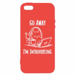 Чехол для iPhone5/5S/SE Go away i'm introverting - PrintSalon