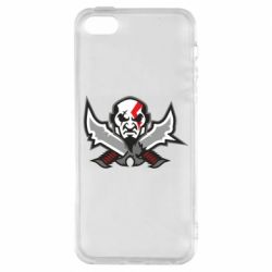Чехол для iPhone5/5S/SE God of war Kratos vector - PrintSalon