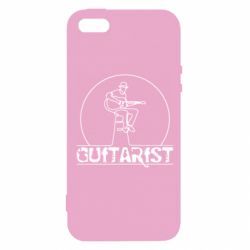 Чехол для iPhone5/5S/SE Guitar player. - PrintSalon