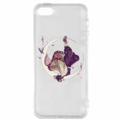 Чехол для iPhone5/5S/SE Kochou Shinobu аnime Demon Slayer - PrintSalon