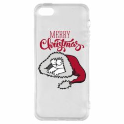 Чехол для iPhone5/5S/SE Кот саймона рождество - PrintSalon