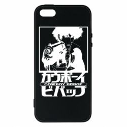 Чехол для iPhone5/5S/SE Ковбой Бибоп с ружьем - PrintSalon