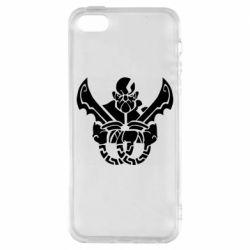 Чехол для iPhone5/5S/SE Kratos silhouette - PrintSalon