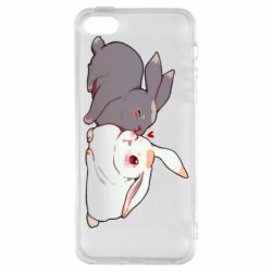 Чехол для iPhone5/5S/SE Кролики Вэй и Лань - PrintSalon