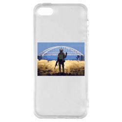 Чехол для iPhone5/5S/SE Марка с Крымским мостом - PrintSalon