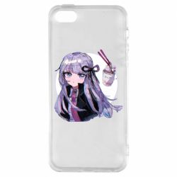 Чехол для iPhone5/5S/SE Kyoko Kirigiri glitch art - PrintSalon
