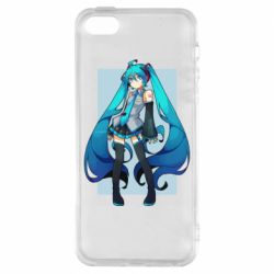 Чехол для iPhone5/5S/SE Miku art - PrintSalon