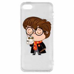 Чехол для iPhone5/5S/SE Милый Гарри с совой - PrintSalon
