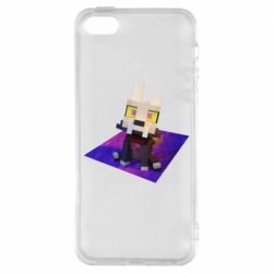 Чехол для iPhone5/5S/SE Minecraft King - PrintSalon
