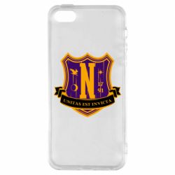 Чохол для iphone 5/5S/SE Nevermore Academy Logo - PrintSalon
