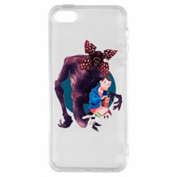 Чехол для iPhone5/5S/SE ОСД Одиннадцать и Демогоргон - PrintSalon