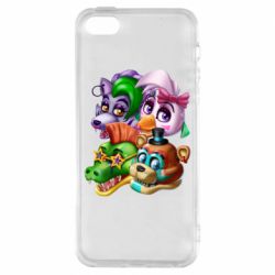 Чехол для iPhone5/5S/SE Персонажи FNAF - PrintSalon